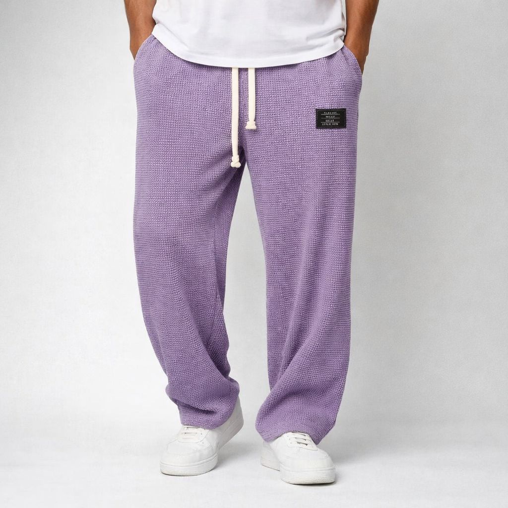 Pantalón Elegante de Corte Ancho para Hombre