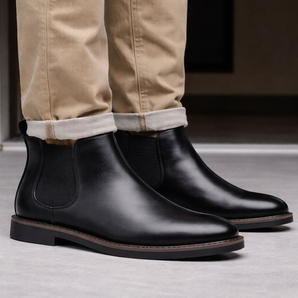 Bota Chelsea Elegante de Cuero para Hombre