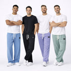 Pantalón Elegante de Corte Ancho para Hombre