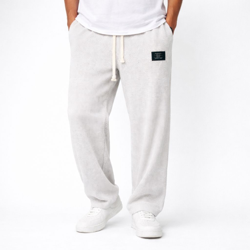 Pantalón Elegante de Corte Ancho para Hombre