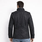 Chaqueta de Cuero Elegante para Hombre
